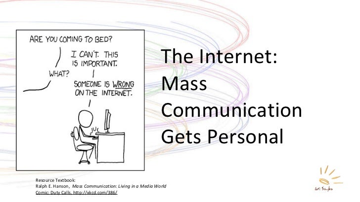 Mass communication internet history of mass media